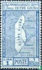 Landkaart van Jubaland