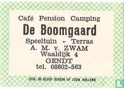 Café Pension Camping De Boomgaard 