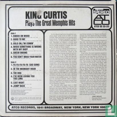 King Curtis Plays the Great Memphis Hits - Image 2