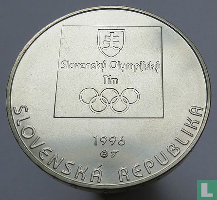 Slowakije 200 korun 1996 "Centenary Modern Olympic Games" - Afbeelding 1