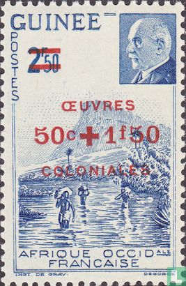 Landscape and Pétain, with surcharge