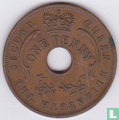 Britisch Westafrika 1 Penny 1957 (KN) - Bild 2