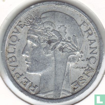 Frankrijk 2 francs 1947 (zonder B) - Afbeelding 2