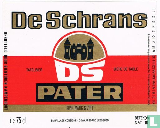 DS Pater De Schrans - tafelbier