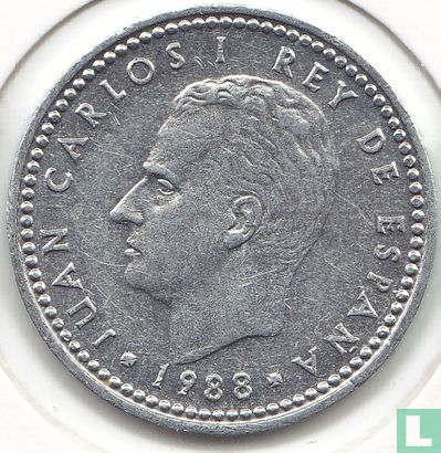 Spain 1 peseta 1988 - Image 1
