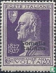 Alessandro Volta, with overprint 