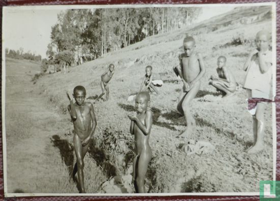 Belgisch Kongo . Congolese Kinderen