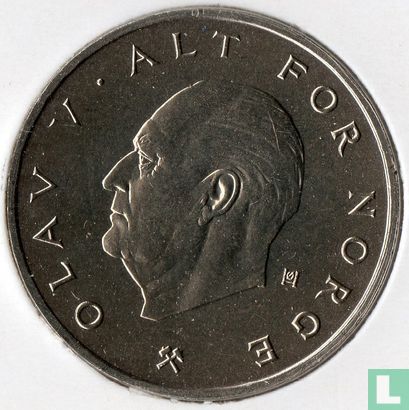 Norway 1 krone 1976 - Image 2