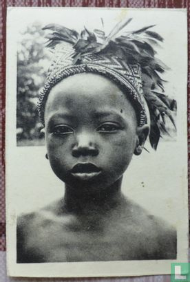 Belgisch Kongo . Congolees Stammen Kind