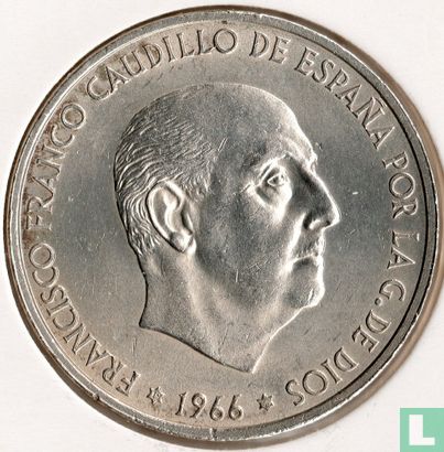 Spain 100 pesetas 1966 (68) - Image 1