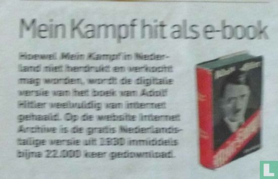 Mein Kampf hit als e-book