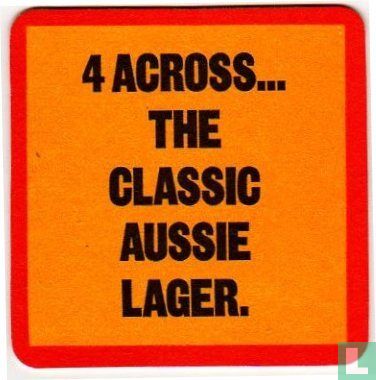 4 Across... The classic Aussie lager. - Image 1