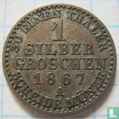 Pruisen 1 silbergroschen 1867 (A) - Afbeelding 1