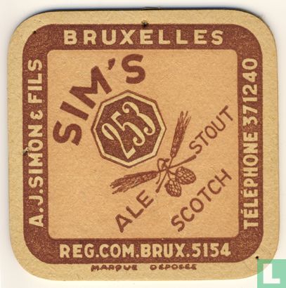 Sim's 253 Ale, Stout, Scotch - Image 1