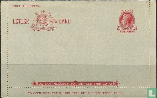 Postkarte - König Georg VI