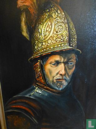 Painting Man with the golden helmet - Image 2