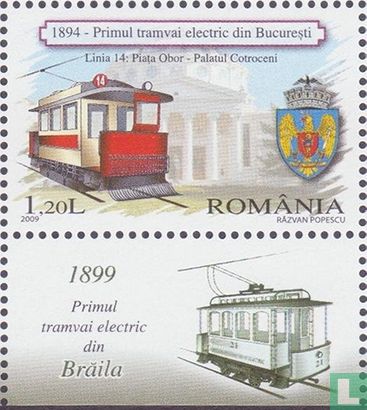 Electrics trams in Europe 