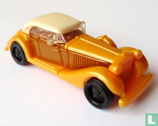 Horch 8 cil Cabrio sport 1937 Oldtimer (geel) - Afbeelding 1