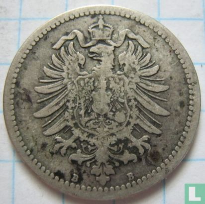 Empire allemand 50 pfennig 1877 (B - type 1) - Image 2