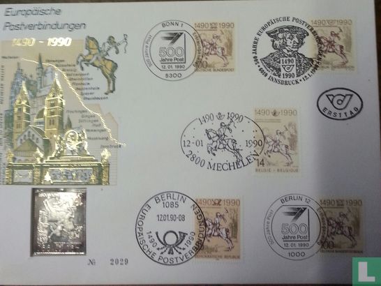 European postal connections
