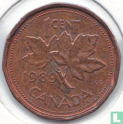 Canada 1 cent 1989 - Image 1