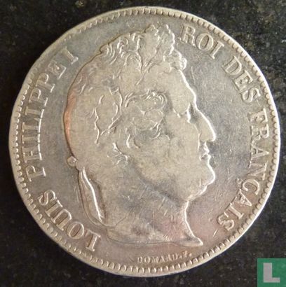 Frankrijk 5 francs 1833 (H) - Afbeelding 2