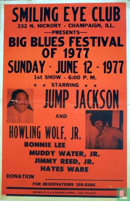 Smiling Eye Club presents big blues festival of 1977