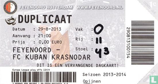 20130829 Feyenoord - FC Kuban Krasnodar - Bild 1