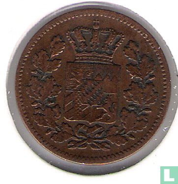 Bavière 2 pfenning 1866 - Image 2