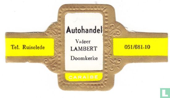 Autohandel Valeer Lambert Doomkerke - Tel. Ruiselede - 051/681.10 - Image 1