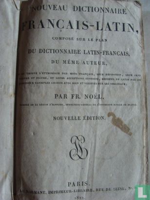 Nouveau Dictionnaire Français-Latin - Bild 3