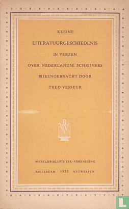 Kleine literatuurgeschiedenis in verzen over Nederlandse schrijvers - Afbeelding 1