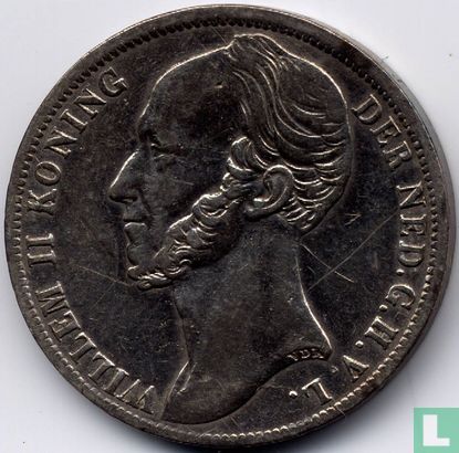 Niederlande 1 Gulden 1848 - Bild 2