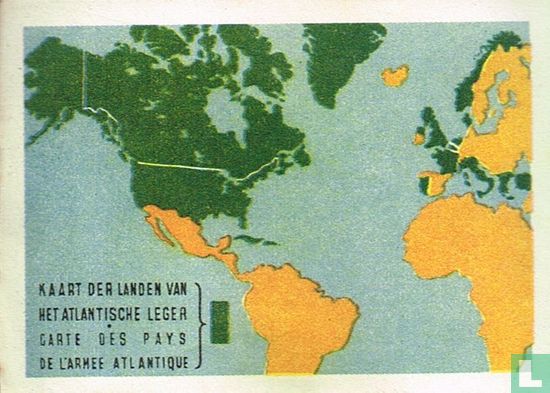 Kaart der landen van het Atlantisch leger - Afbeelding 1