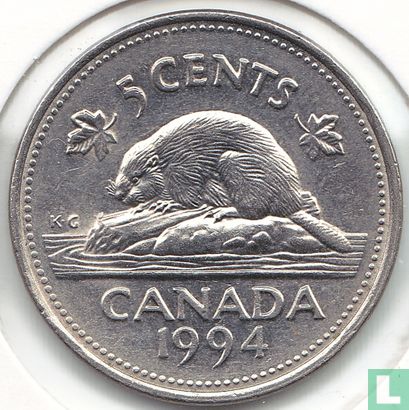 Canada 5 cents 1994 - Afbeelding 1
