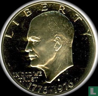 Vereinigte Staaten 1 Dollar 1976 (PP - Kupfer mit Nickel-Kupfer verkleidet - Typ 2) "200th anniversary of Independence" - Bild 1