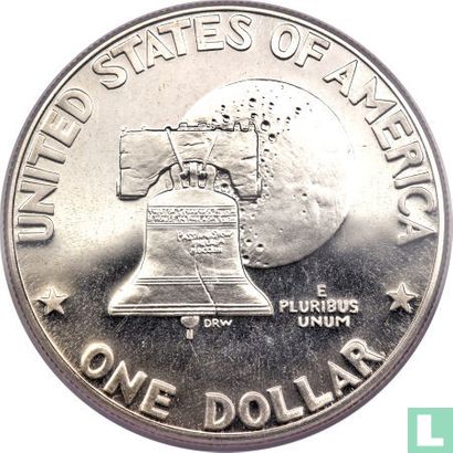 États-Unis 1 dollar 1976 (BE - cuivre recouvert de cuivre-nickel - type 1) "200th anniversary of Independence" - Image 2