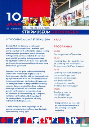10 jaar het Nederlands Stripmuseum Groningen
