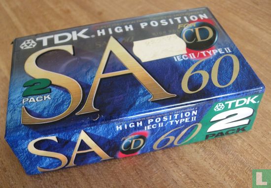 TDK SA60 cassette (2 Pack) - Afbeelding 2