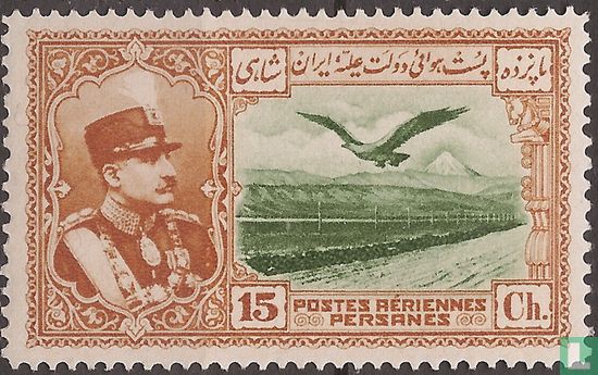 Reza Schah Pahlavi und Berge