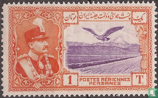 Reza Sjah Pahlavi en gebergte