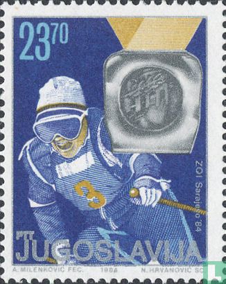 Eerste Joegoslavische medaillewinnaar bij de Olympische Winterspelen