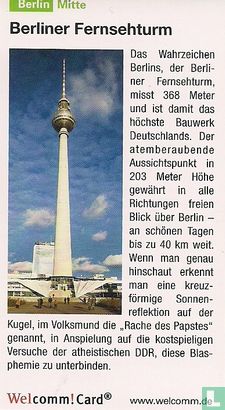 Berlin Mitte - Berliner Fernsehturm - Afbeelding 1