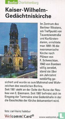 Berlin Charlottenburg - Kaiser-Wilhelm-Gedächtnis-Kirche - Image 1