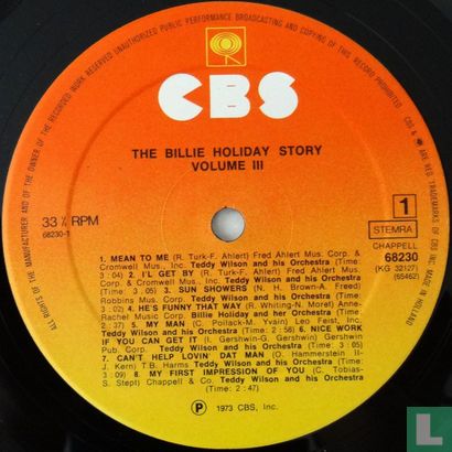 The Billie Holiday Story Volume III - Afbeelding 3