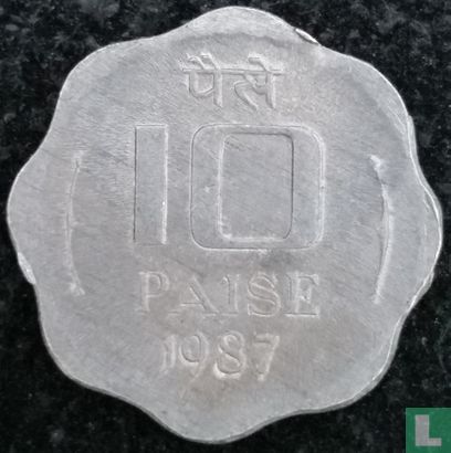 India 10 paise 1987 (C) - Image 1
