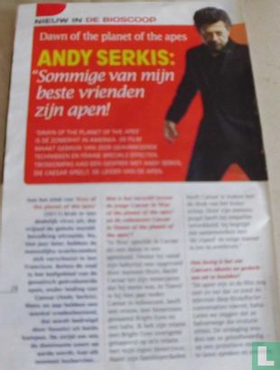 Andy Serkis: "Sommige van mijn beste vrienden zijn apen!" - Image 1