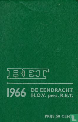 R.E.T. agenda 1966 - Image 1