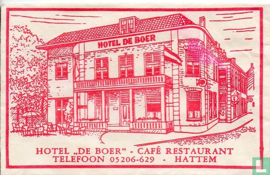 Hotel "De Boer" Café Restaurant - Afbeelding 1