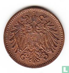 Austria 1 heller 1898 - Image 2